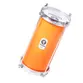 BACURINHA TIMBRA 06X30CM LARANJA C/ARO CROMADO PELE LEITOSA 4AF