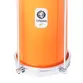 BACURINHA TIMBRA 06X30CM LARANJA C/ARO CROMADO PELE LEITOSA 4AF