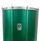 SURDO TIMBRA 20X60CM VERDE C/ARO CROMADO PELE ANIMAL 10AF