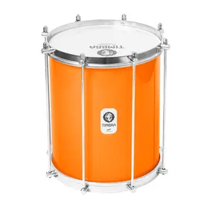 REPINIQUE TIMBRA 10X30CM LARANJA C/ARO CROMADO PELE LEITOSA 8AF