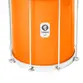 REPINIQUE TIMBRA 10X30CM LARANJA C/ARO CROMADO PELE LEITOSA 8AF