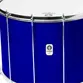 SURDO TIMBRA 22X40CM AZUL ESCURO C/ARO CROMADO PELE LEITOSA E NAPA INV 12AF