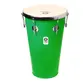 TANTAN CONICO TIMBRA 12X50CM VERDE C/ARO CROMADO PELE ANIMAL 6AF