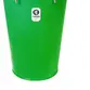 TANTAN CONICO TIMBRA 12X50CM VERDE C/ARO CROMADO PELE ANIMAL 6AF