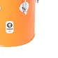 REPIQUE MAO TIMBRA 10X30CM LARANJA C/ARO CROMADO PELE LEITOSA 6AF