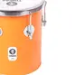 REPIQUE MAO TIMBRA 10X30CM LARANJA C/ARO CROMADO PELE LEITOSA 6AF