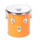 REPIQUE MAO TIMBRA 10X30CM LARANJA C/ARO CROMADO PELE LEITOSA 6AF