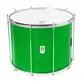 SURDO TIMBRA 20X40CM VERDE C/ARO CROMADO PELE LEITOSO E NAPA INV 10AF