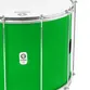 SURDO TIMBRA 20X40CM VERDE C/ARO CROMADO PELE LEITOSO E NAPA INV 10AF
