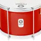 CAIXA MALACACHETA TIMBRA 12X20CM VERMELHO C/ARO CROMADO PELE LEITOSA 6AF
