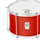 CAIXA MALACACHETA TIMBRA 12X20CM VERMELHO C/ARO CROMADO PELE LEITOSA 6AF