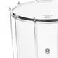 SURDO TIMBRA 18X40CM BRANCO C/ARO CROMADO PELE LEITOSA 10AF