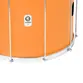 SURDO TIMBRA 20X40CM LARANJA C/ ARO CROMADO PELE LEITOSO E NAPA INV 10AF