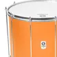 SURDO TIMBRA 20X40CM LARANJA C/ ARO CROMADO PELE LEITOSO E NAPA INV 10AF