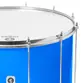 SURDO TIMBRA 22X40CM AZUL CLARO C/ARO CROMADO PELE LEITOSA E NAPA INV 12AF