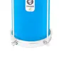BACURINHA TIMBRA 06X30CM AZUL CLARO C/ARO CROMADO PELE LEITOSA 4AF