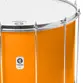 SURDO TIMBRA 22X40CM LARANJA C/ARO CROMADO PELE LEITOSA E NAPA INV 12AF
