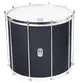 SURDO TIMBRA 18X40 PRETO FOSCO ARO CROMADO PELE LEITOSA