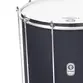 SURDO TIMBRA 18X40 PRETO FOSCO ARO CROMADO PELE LEITOSA