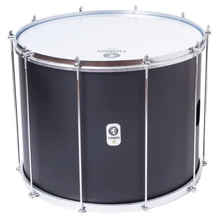 SURDO TIMBRA 20X40 PRETO FOSCO ARO CROMADO PELE LEITOSO E NAPA INV