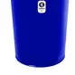 TANTAN RETO TIMBRA 12X50CM AZUL ESCURO C/ARO CROMADO PELE ANIMAL 6AF