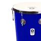 TANTAN RETO TIMBRA 12X50CM AZUL ESCURO C/ARO CROMADO PELE ANIMAL 6AF