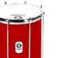 REPINIQUE TIMBRA 10X30CM VERMELHO C/ARO CROMADO PELE LEITOSA 8AF