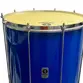SURDO TIMBRA 18X55CM AZUL CLARO C/ARO CROMADO PELE ANIMAL 10AF