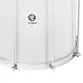 REPINIQUE TIMBRA 12X30CM BRANCO C/ARO CROMADO PELE LEITOSA 8AF