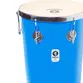 TANTAN RETO TIMBRA 12X50CM AZUL CLARO C/ARO CROMADO PELE ANIMAL 6AF