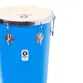 TANTAN RETO TIMBRA 12X50CM AZUL CLARO C/ARO CROMADO PELE ANIMAL 6AF