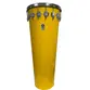 TIMBAL TIMBRA 14X80CM AMARELO C/ARO CROMADO PELE LEITOSA 16AF