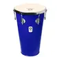 TANTAN CONICO TIMBRA 12X50CM AZUL ESCURO C/ARO CROMADO PELE ANIMAL 6AF