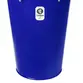 TANTAN CONICO TIMBRA 12X50CM AZUL ESCURO C/ARO CROMADO PELE ANIMAL 6AF