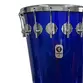 TIMBAL TIMBRA 14X90CM AZUL ESCURO C/ARO CROMADO PELE LEITOSA 16AF