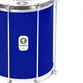 REPINIQUE TIMBRA 10X30CM AZUL ESCURO C/ARO CROMADO PELE LEITOSA 8AF