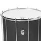 SURDO TIMBRA 22X40 PRETO FOSCO ARO CROMADO PELE LEITOSA E NAPA INV