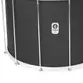SURDO TIMBRA 22X40 PRETO FOSCO ARO CROMADO PELE LEITOSA E NAPA INV