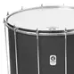 SURDO TIMBRA 22X40 PRETO FOSCO ARO CROMADO PELE LEITOSA E NAPA INV