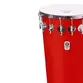 TIMBAL TIMBRA 14X90CM VERMELHO C/ARO CROMADO PELE LEITOSA 16AF