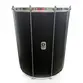 SURDO TIMBRA 18X55 PRETO FOSCO ARO CROMADO PELE ANIMAL