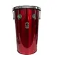 TANTAN RETO TIMBRA 12X50CM VERMELHO C/ARO CROMADO PELE ANIMAL 6AF