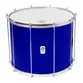 SURDO TIMBRA 20X40CM AZUL ESCURO C/ARO CROMADO PELE LEITOSO E NAPA INV 10AF