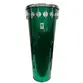 TIMBAL TIMBRA 14X80CM VERDE C/ARO CROMADO PELE LEITOSA 16AF