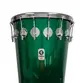 TIMBAL TIMBRA 14X80CM VERDE C/ARO CROMADO PELE LEITOSA 16AF