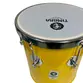 REPIQUE MAO TIMBRA 10X30CM AMARELO C/ARO CROMADO PELE LEITOSA 6AF