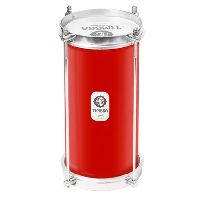 BACURINHA TIMBRA 06X30CM VERMELHO C/ARO CROMADO PELE LEITOSA 4AF