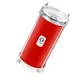 BACURINHA TIMBRA 06X30CM VERMELHO C/ARO CROMADO PELE LEITOSA 4AF