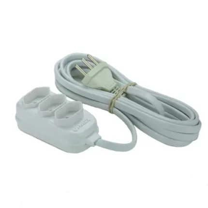 EXTENSAO CONNECT FIOLUX 3T 2P+T 2M BRANCA ( LUX- 05 )