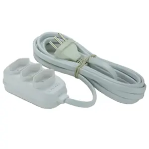 EXTENSAO CONNECT FIOLUX 3T 2P+T 3M BRANCA